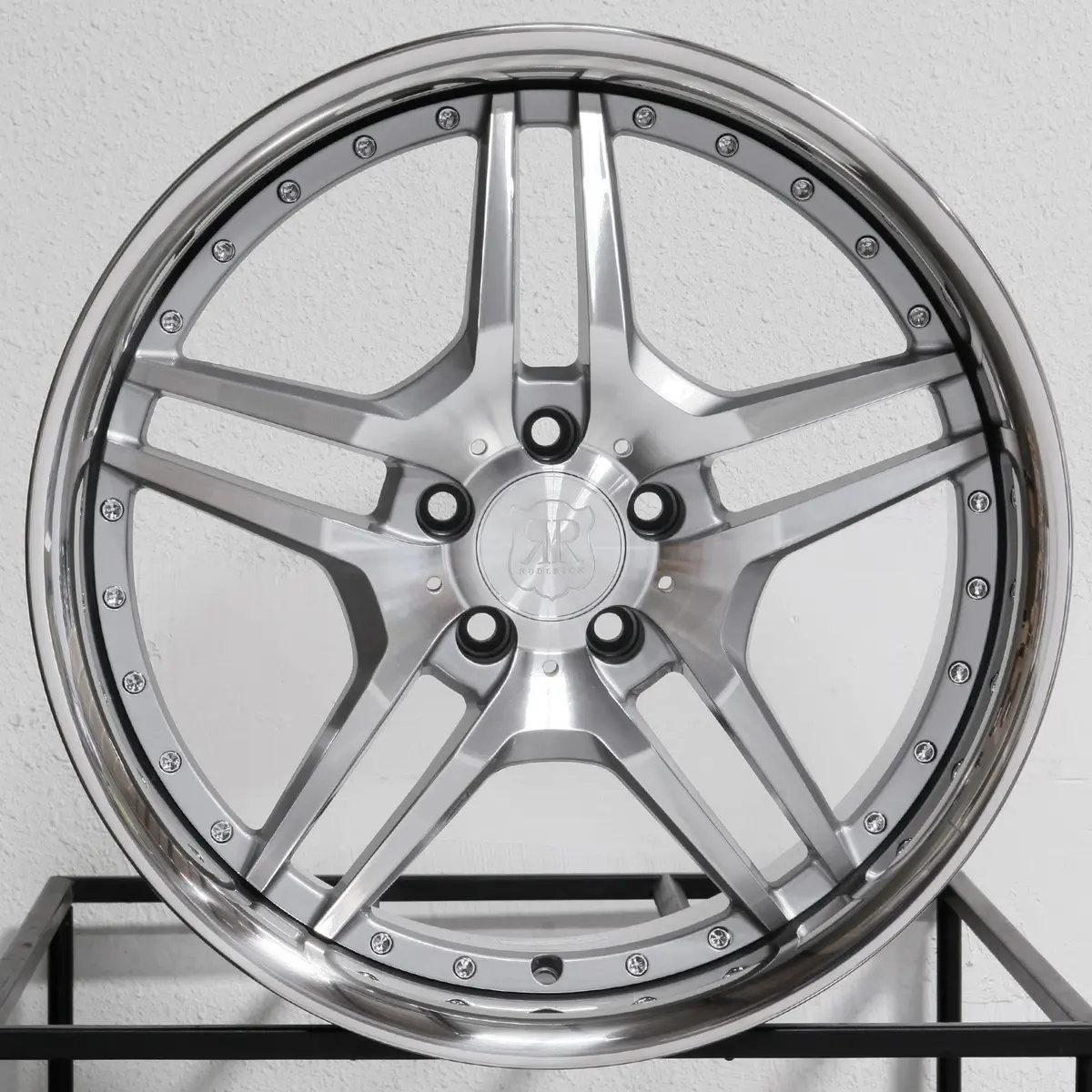 Mrr Wheels Rw2 Silver Chrome Lip 2