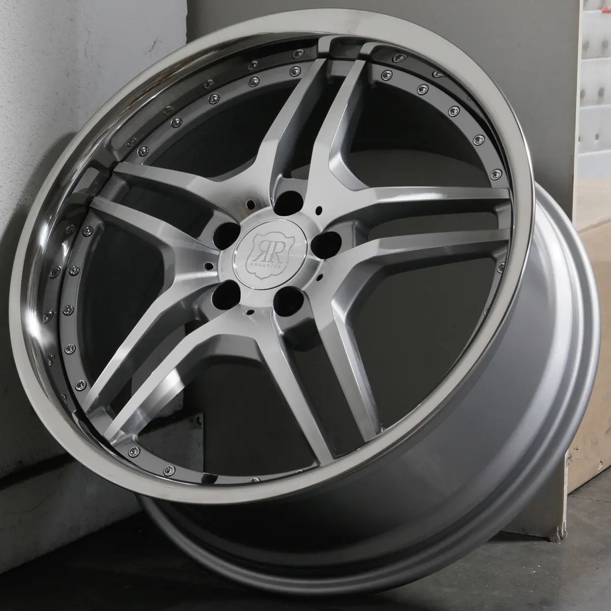 Mrr Wheels Rw2 Silver Chrome Lip 3