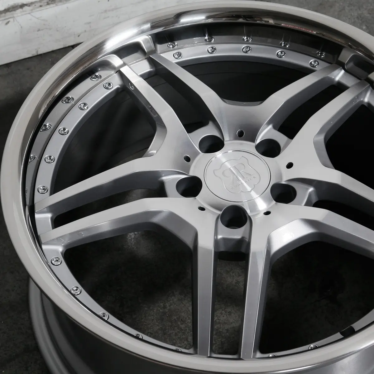 Mrr Wheels Rw2 Silver Chrome Lip 5