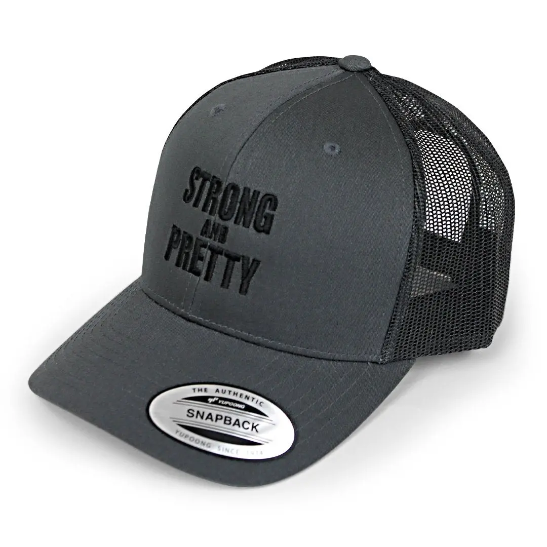 Strong And Pretty Charcoal Hat 1