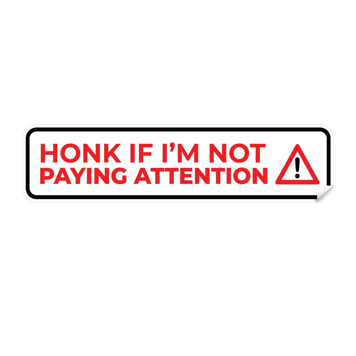 Rc Attention Bumper Sticker 1