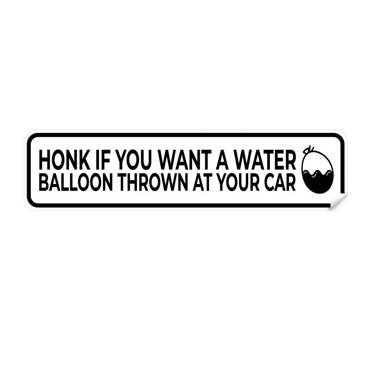 Rc Water Balloon Bumper Sticker 1
