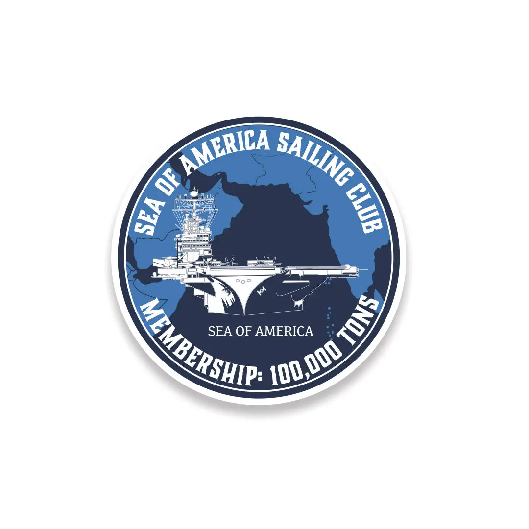 Sea Of America Sticker 1