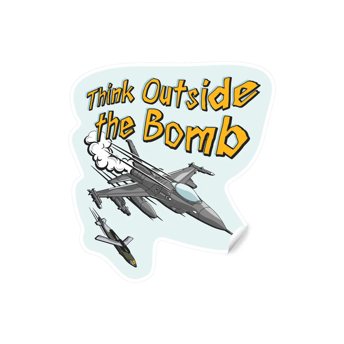Think Outside The Boom Sticker 1