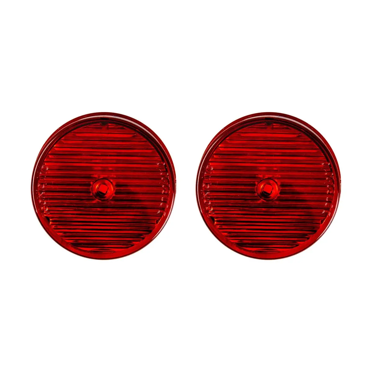 2" Round Sealed Led Marker/Clearance Lights - Red 1