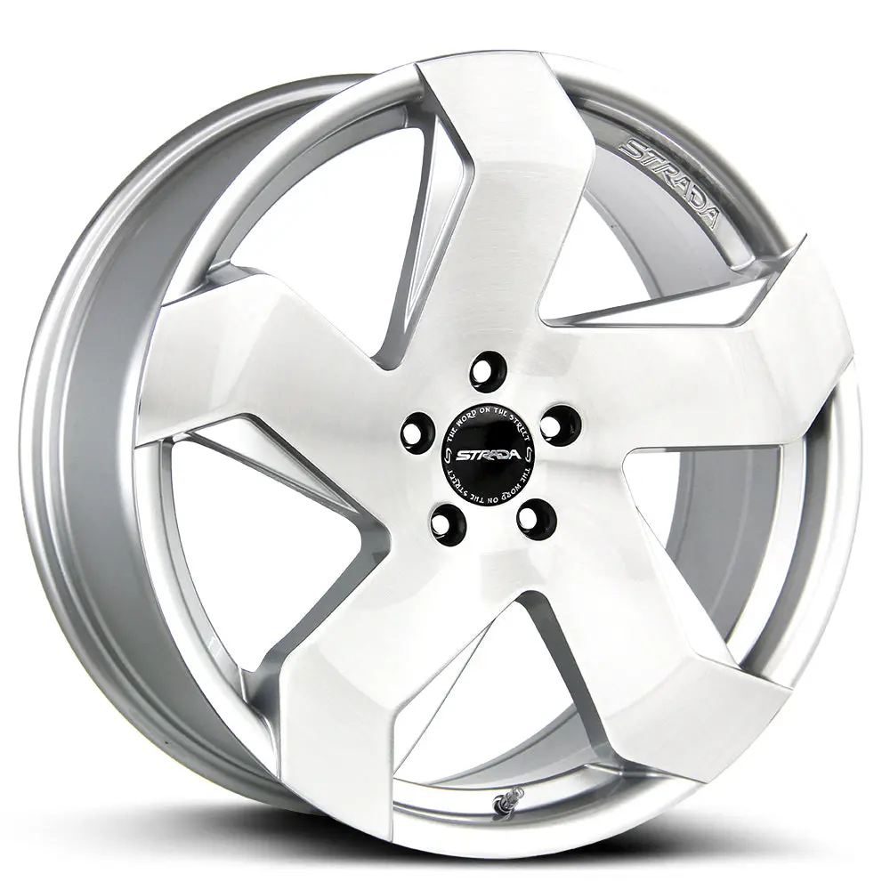 Strada Wheels S65 Coltello Silver Brushed 1