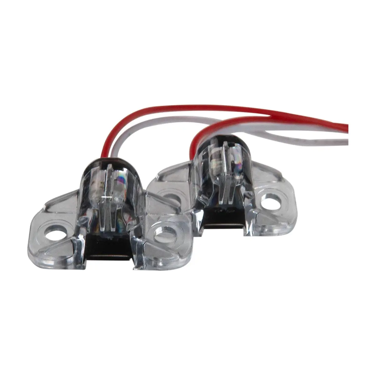 Heavy Duty Miniature Bi-Color Fender Side Marker Trailer Light 1