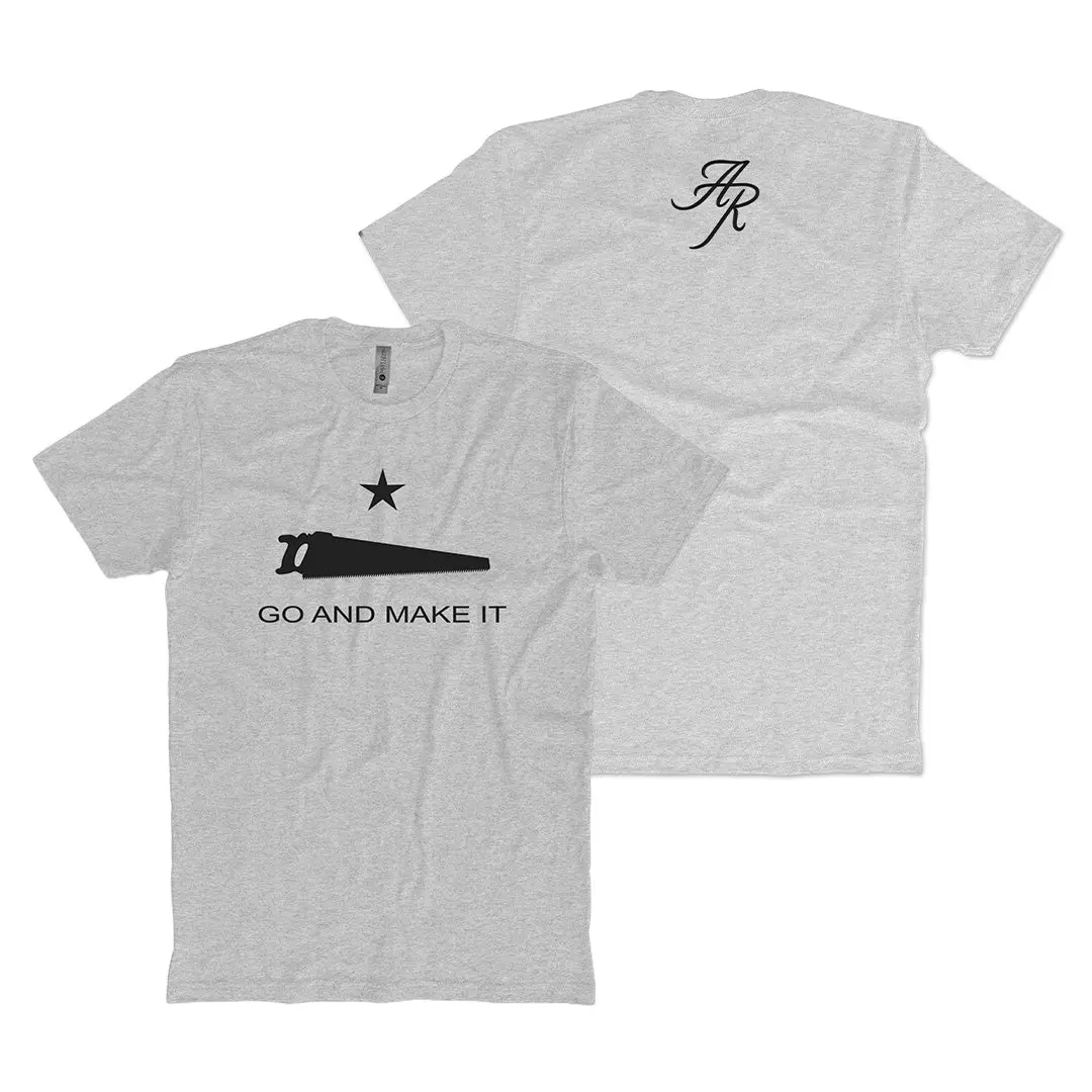Andy Rawls Go And Make It T-Shirt Grey 1