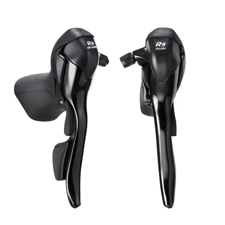 Shifter Microshift Drop Bar R9 Sb-R492 2X9 Pair (Shimano Road) Black 1