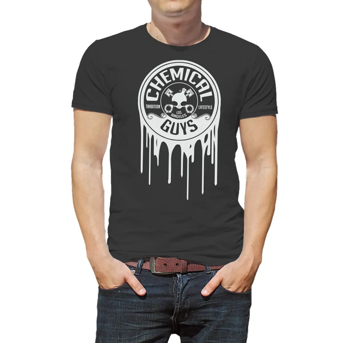 White Dripping Logo T-Shirt, Sema Edition 1
