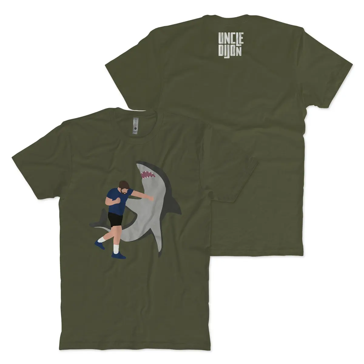 Uncle Dijon Shark Puncher T-Shirt 2