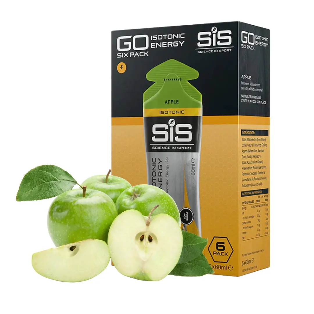 Science In Sport Go Isotonic Energy Gel 60Ml (6 Pack) - Apple 1
