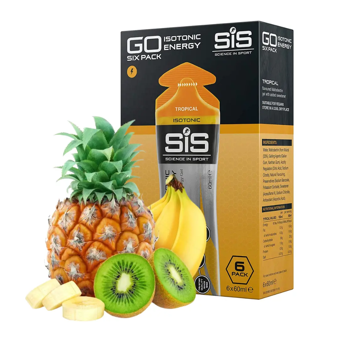 Science In Sport Go Isotonic Energy Gel 60Ml (6 Pack) - Tropical 1