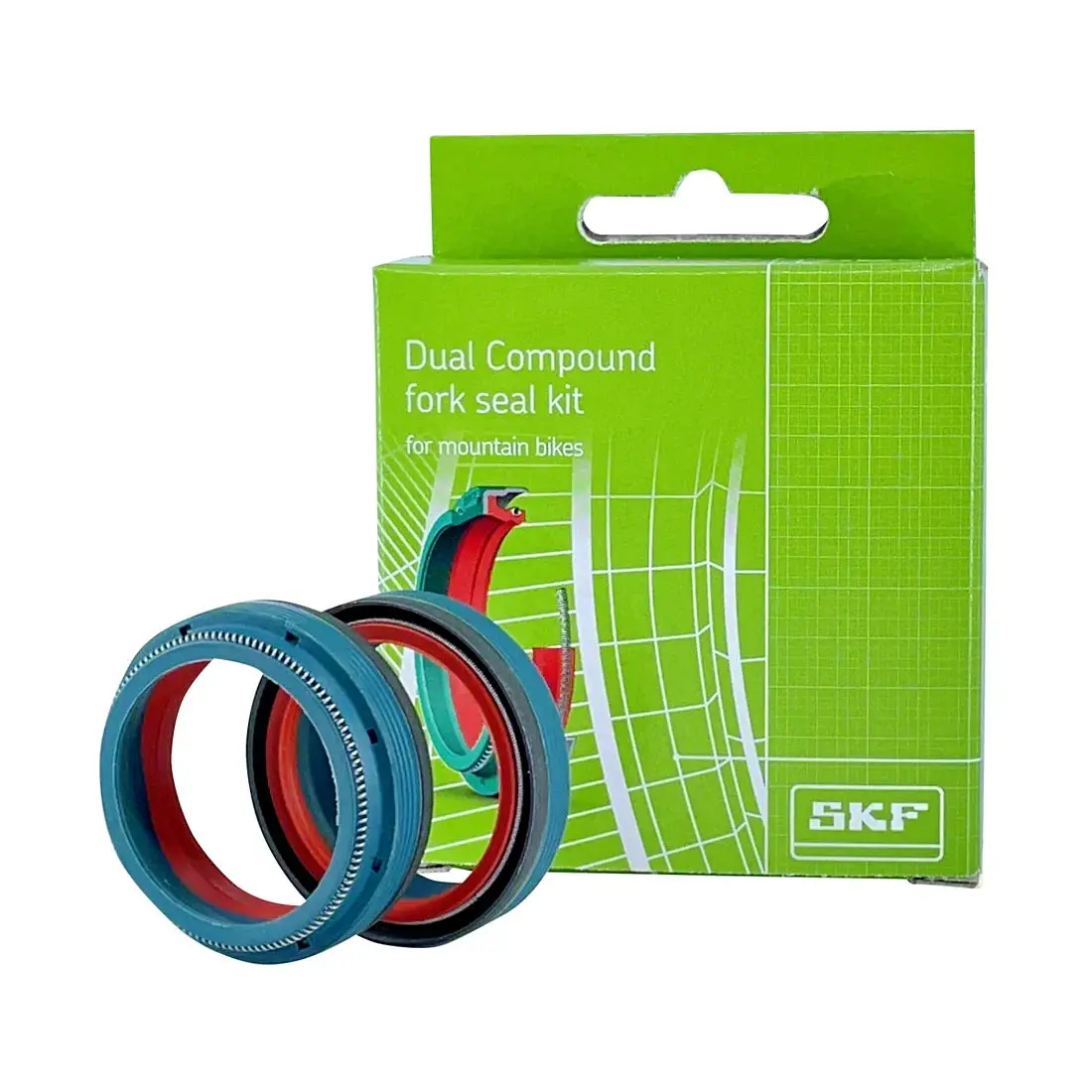 Skf Dual Compound 38Mm Fork Seal Kit For Fox/Rockshox 1