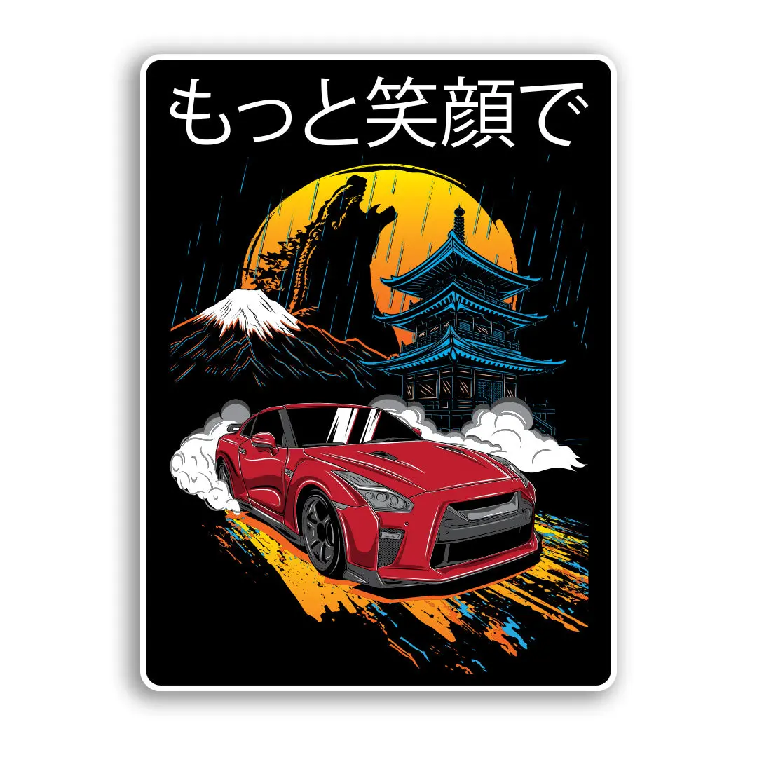 Jdm Edition Smile More Sticker 1