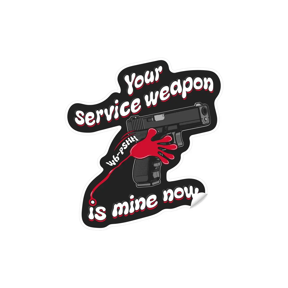 Sg Service Weapon Sticker 1