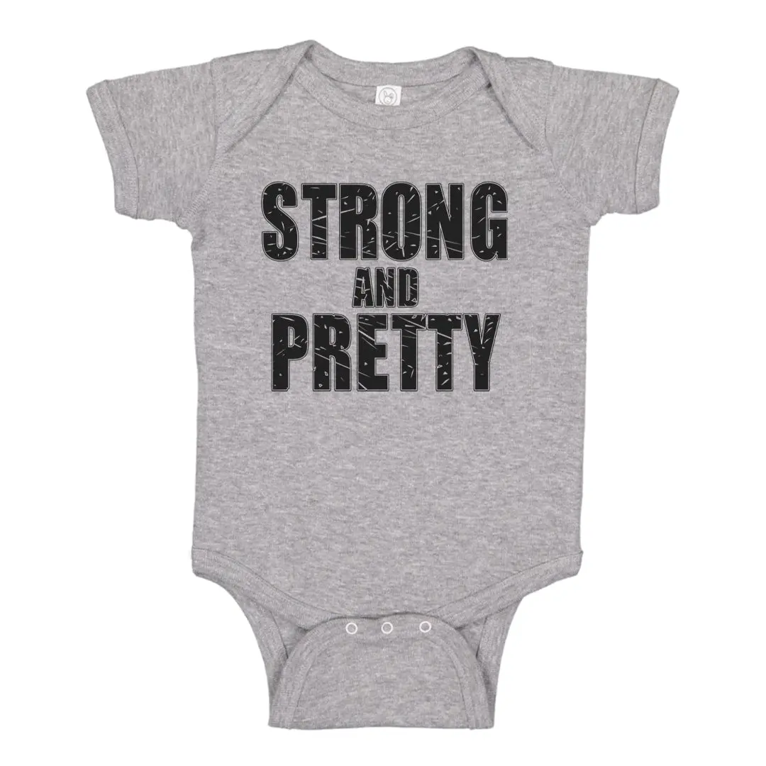 Strong And Pretty Onesie 1