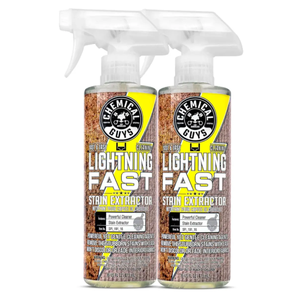 Lightning Fast Stain Extractor For Fabric (2-Pack) 1