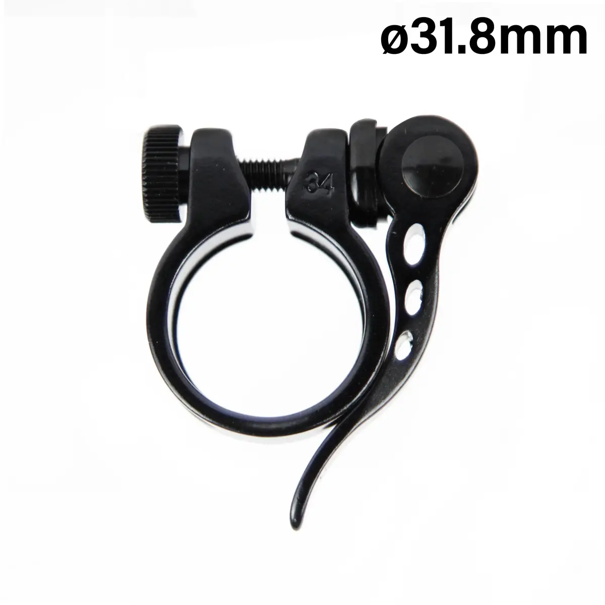 Seat Clamp 31.8 Mm Q/R Alloy Black 1