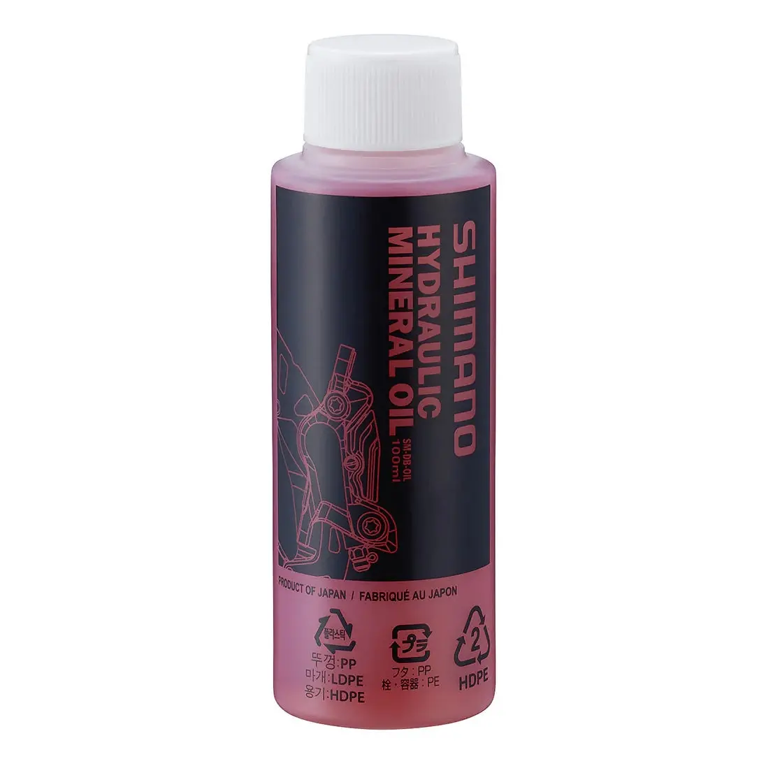 Brake Fluid Shimano Mineral Oil 100Ml 1