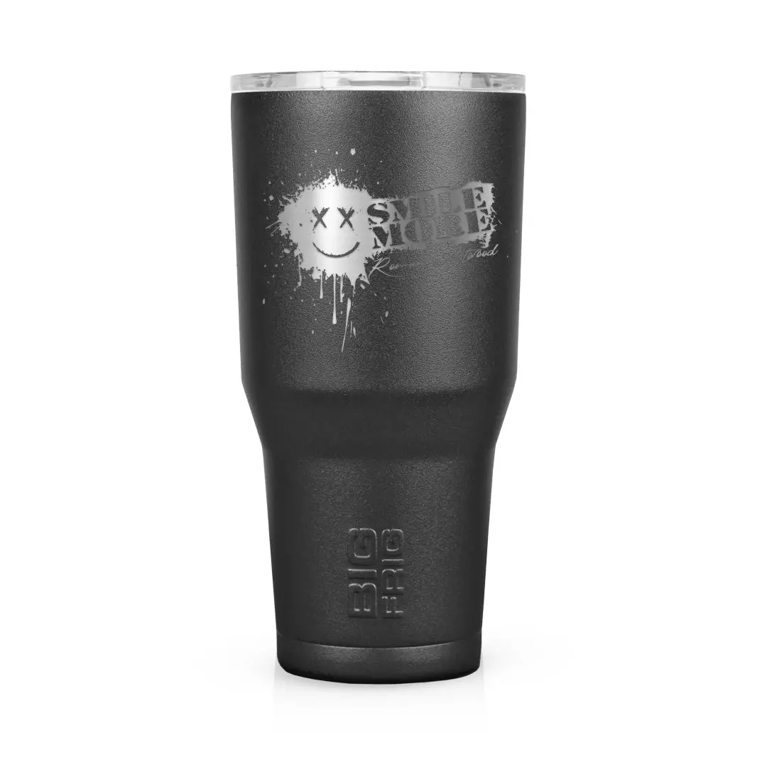 Smile More Splatter Tumbler 1