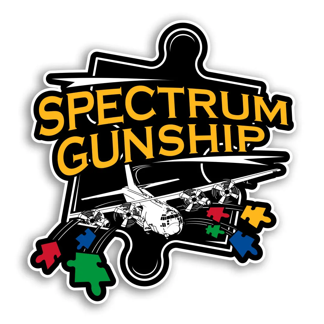 Spectrum Gunship Sticker 1