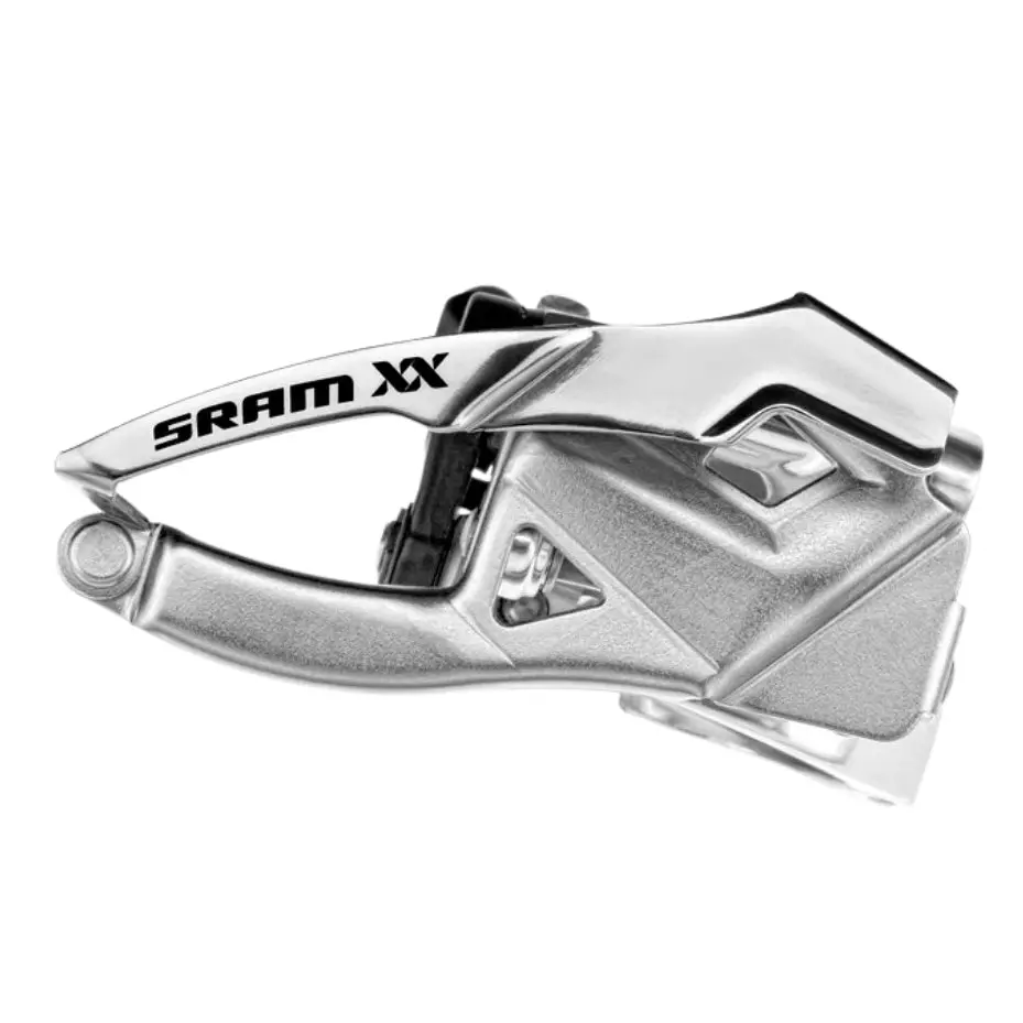 Front Derailleur Sram Xx 2X10 Bottom Pull Low Clamp 31.8-34.9Mm Silver 1