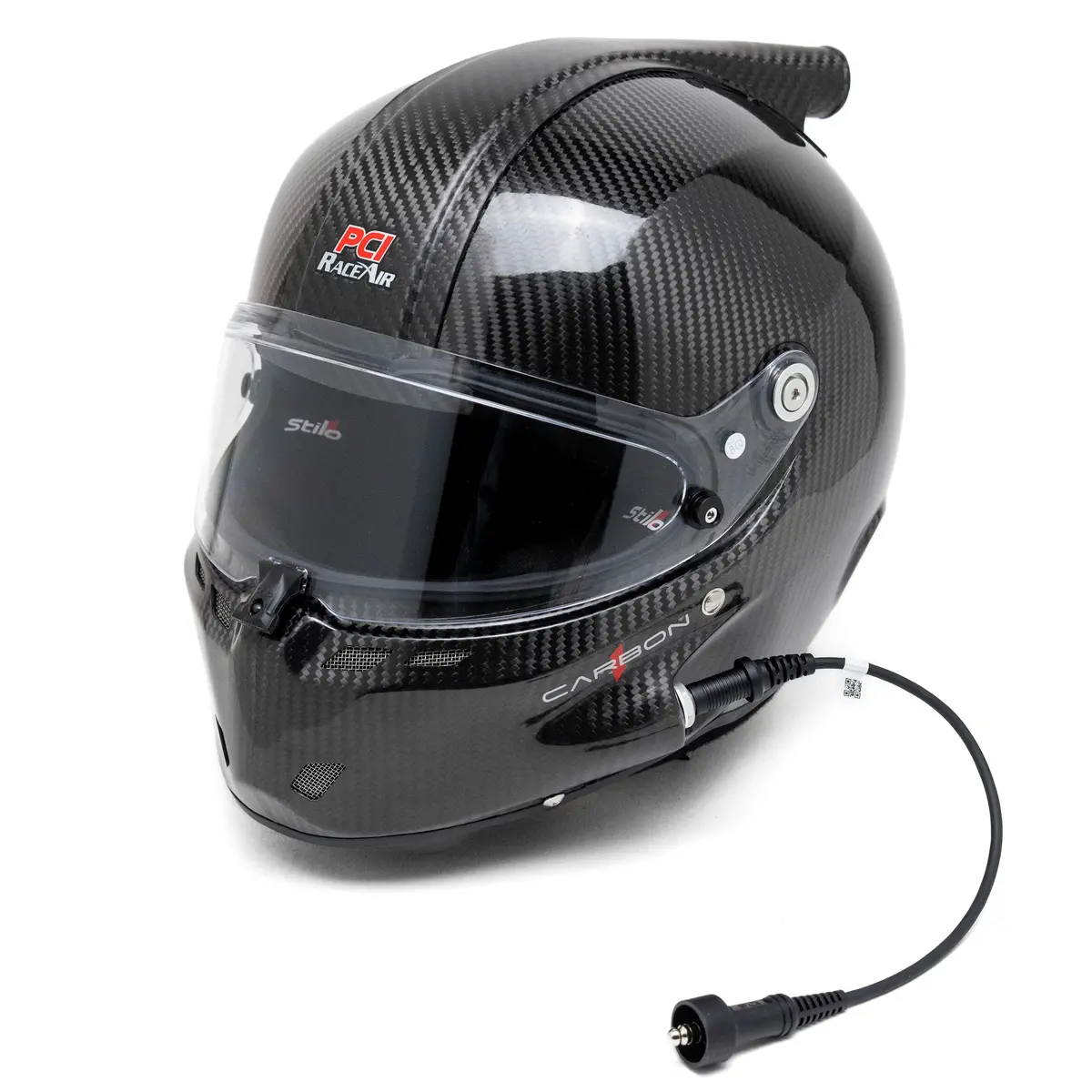 Pci Stilo St6 Gt Sa2025 Helmet With Carbon Fiber Raceair Fitting And Stilo Earcup Wiring 1