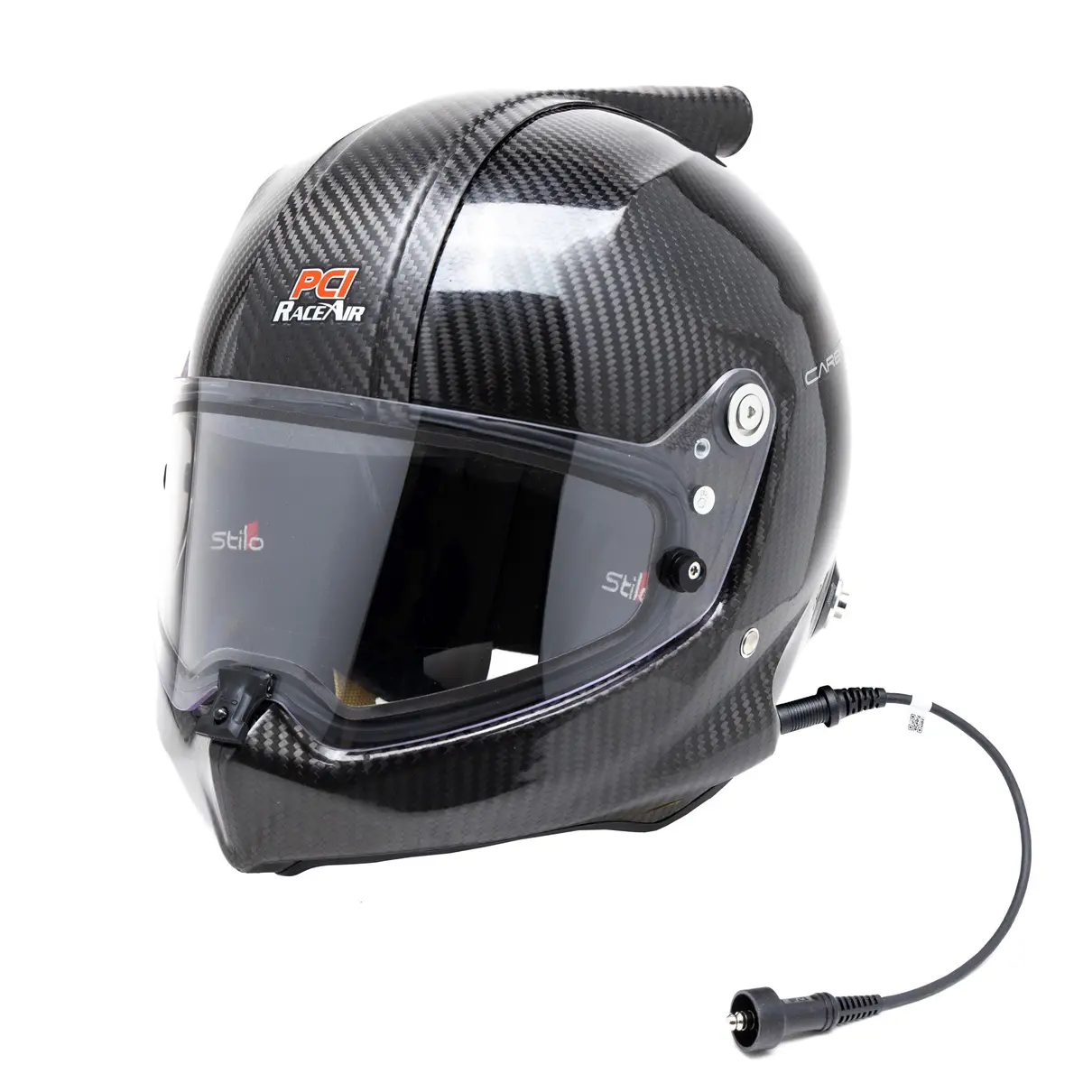 Pci Stilo Venti Wrx Dirt Sa2025 Helmet With Carbon Fiber Raceair Fitting And Stilo Earcup Wiring 1
