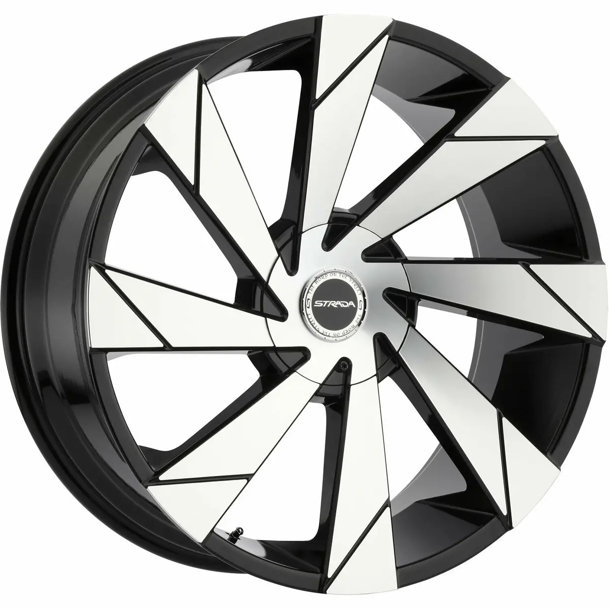 Strada Wheels S62 Moto Black Machine 2