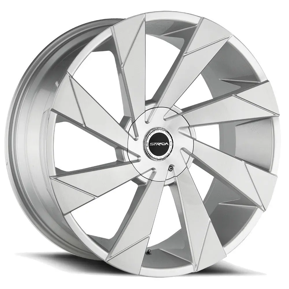 Strada Wheels S62 Moto Silver Brushed 1