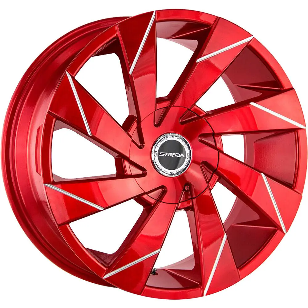Strada Wheels S62 Moto Candy Apple Red 1