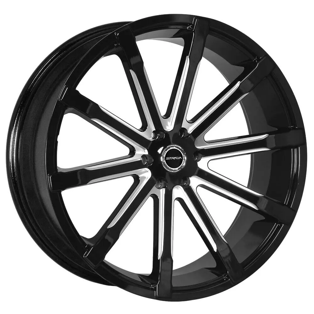 Strada Wheels S48 Osso Black Milled 1