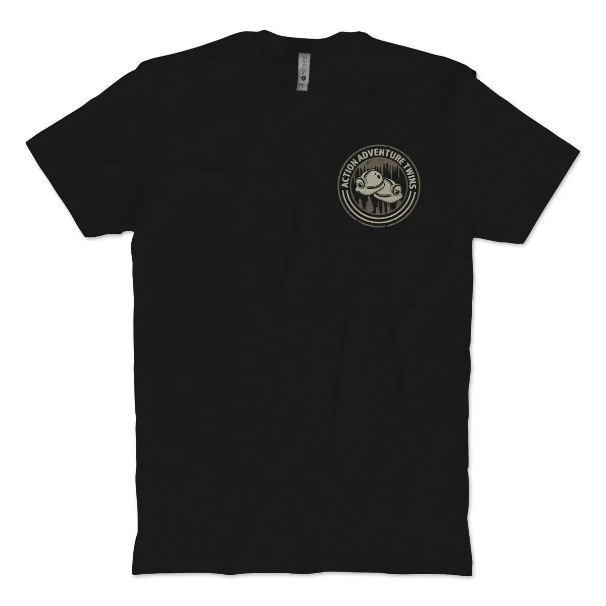 Action Adventure Twins Logo T-Shirt 1