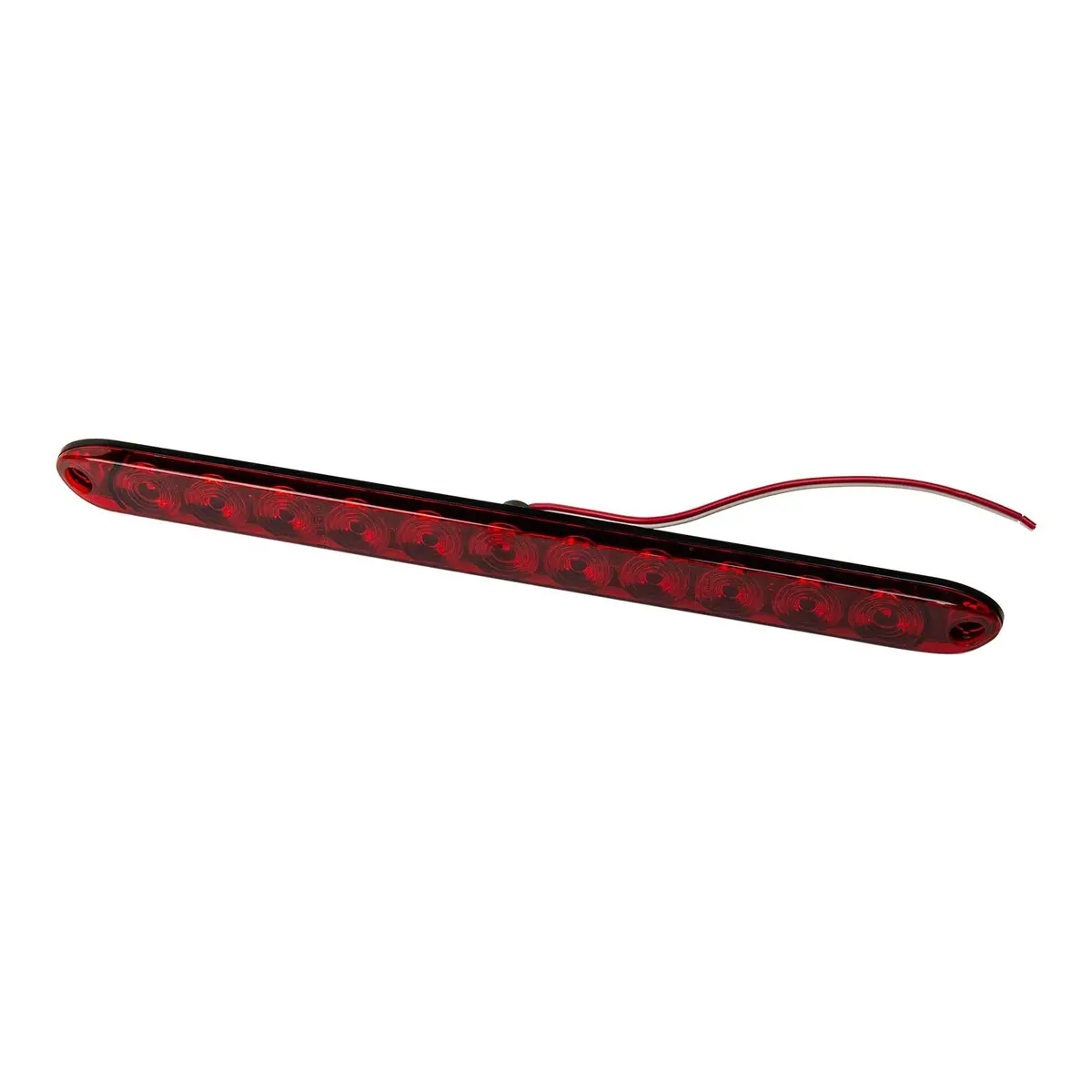 Heavy Duty Sealed Id Light Bar - 3 Red Lights 1
