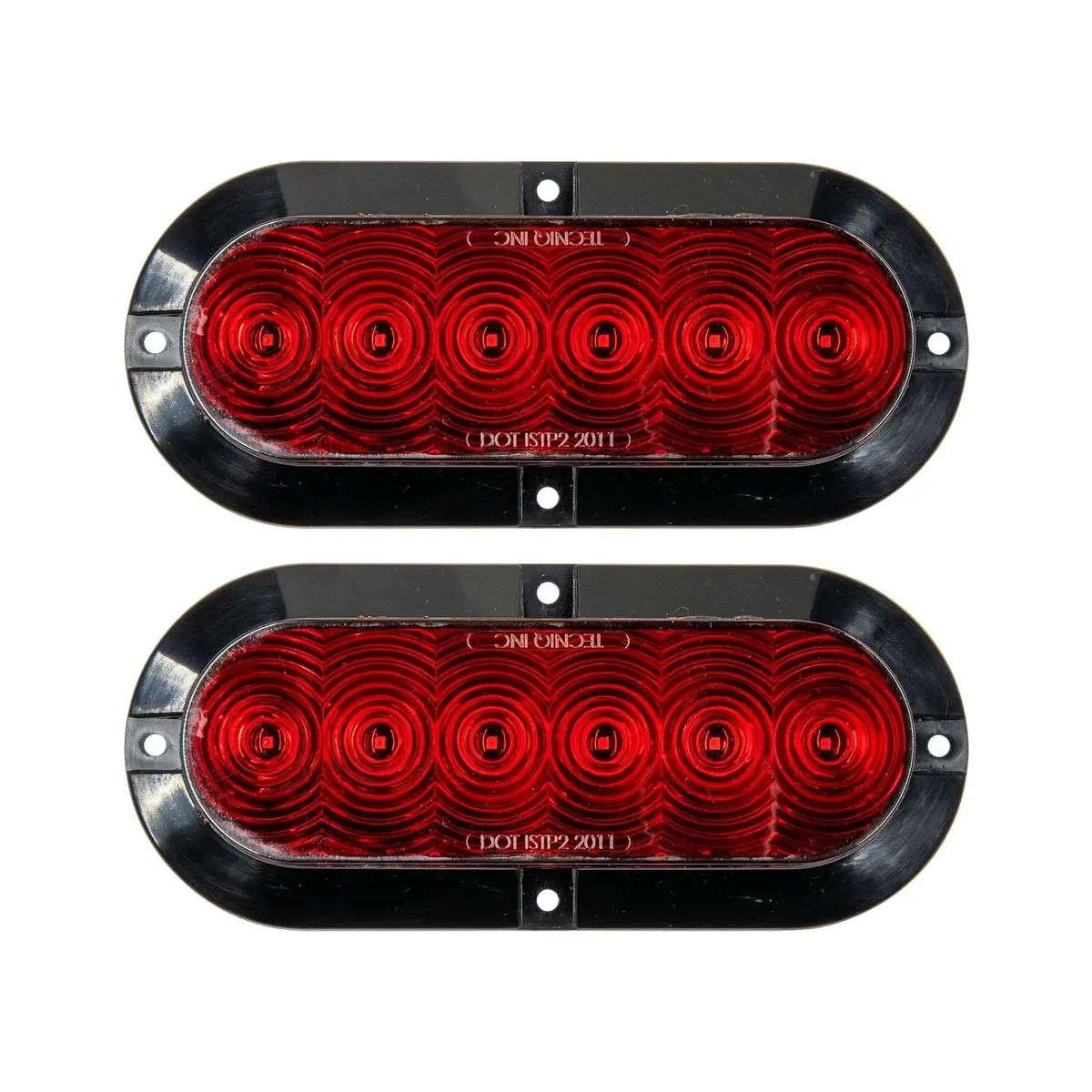 Surface Mount Red 6In Oval S/T/T Light 1