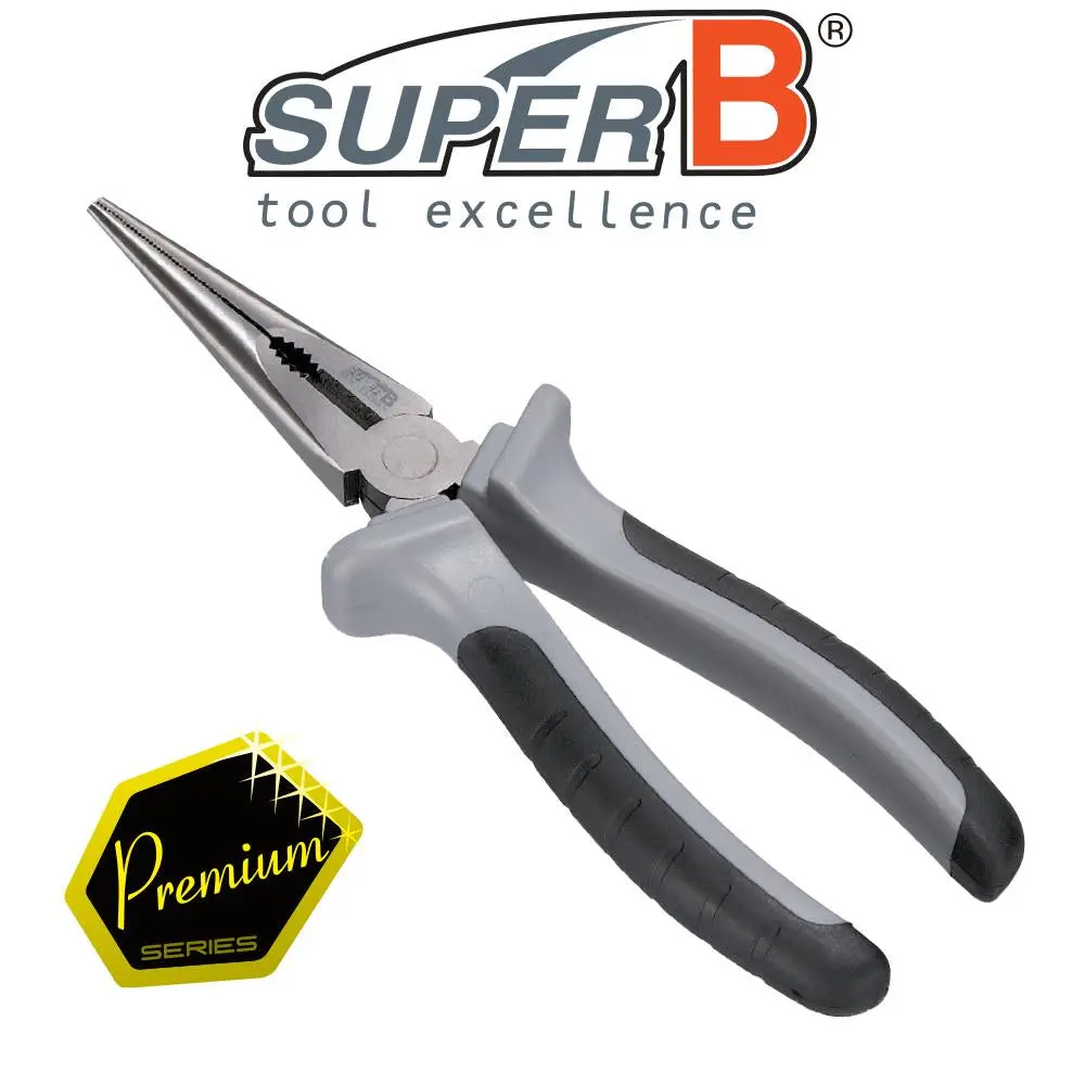 Tool Super B Long Nose Pliers 8" 1