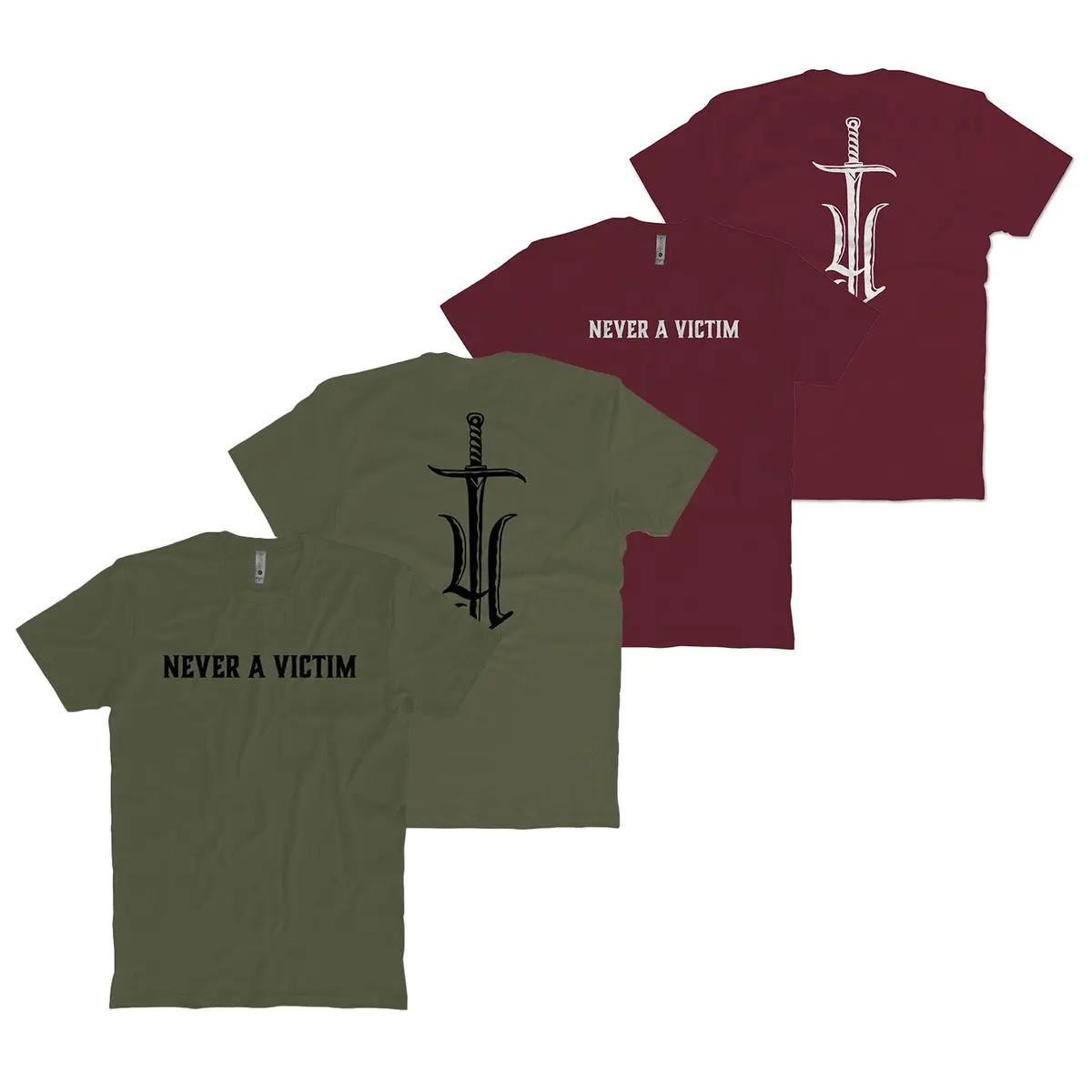 Never A Victim T-Shirt 1