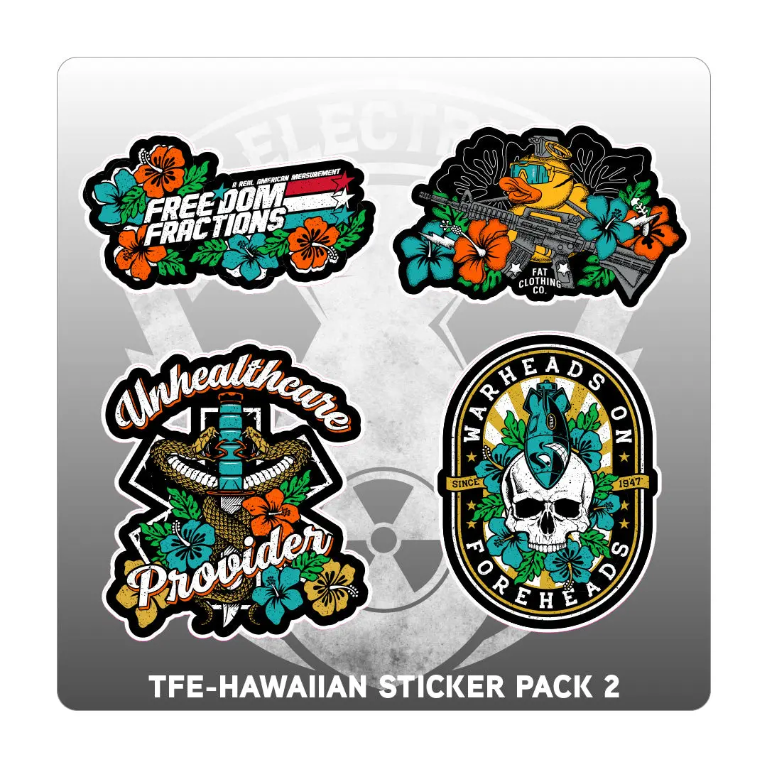 Tfe Hawaiian Sticker Pack 2 1