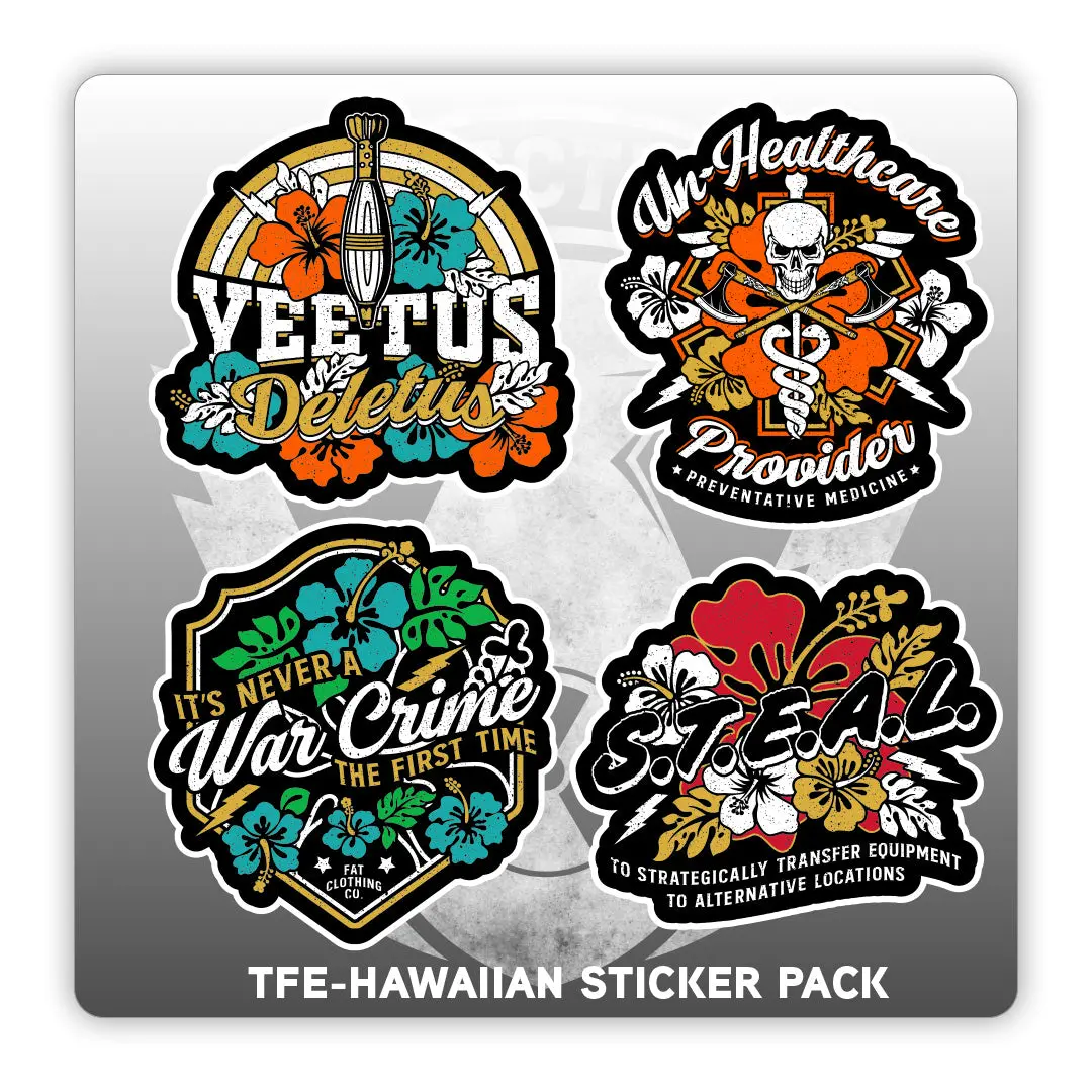 Tfe Hawaiian Sticker Pack 1