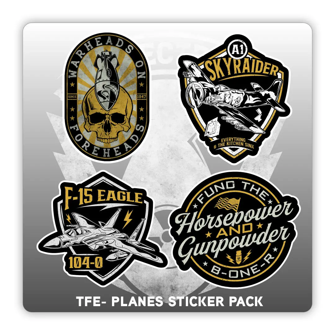 Tfe Planes Sticker Pack 1