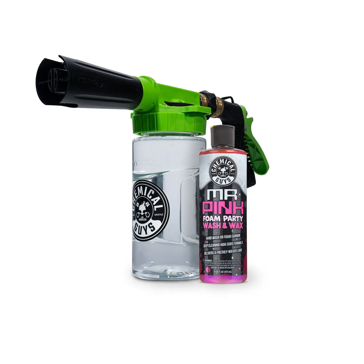 Foam Blaster 6 Foam Wash Gun & Mr. Pink Foam Party Soap 1