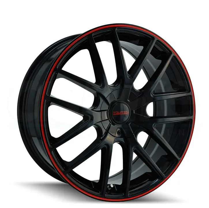 Touren Wheels 3260 Tr60 Black Red 2