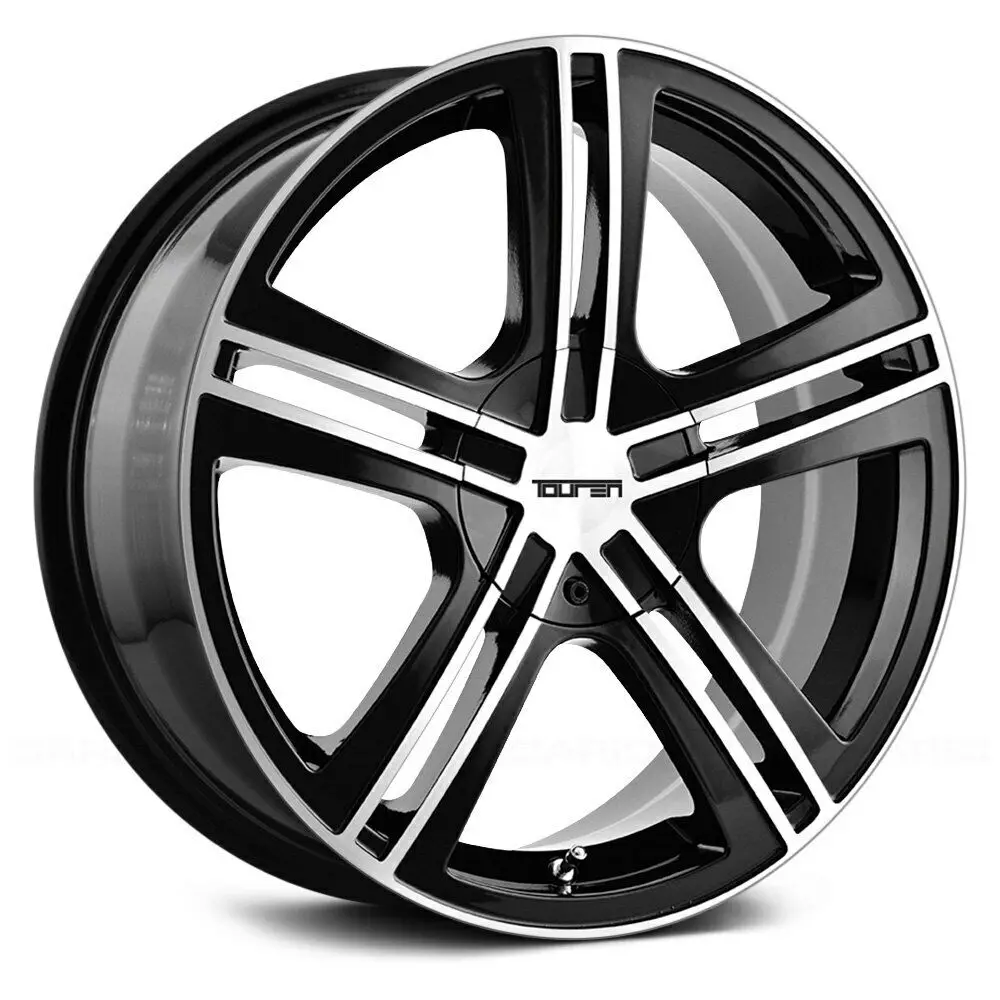 Touren Wheels 3262 Tr62 Black Machined Lip 1