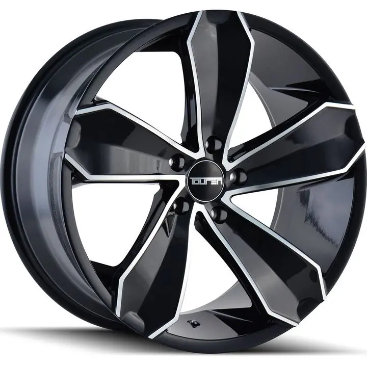 Touren Wheels 3271 Tr71 Black Machined 1