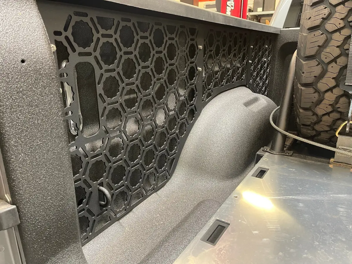 Foutz Motorsports Ram Trx Bed Organizer Single Side Panel Kit 1
