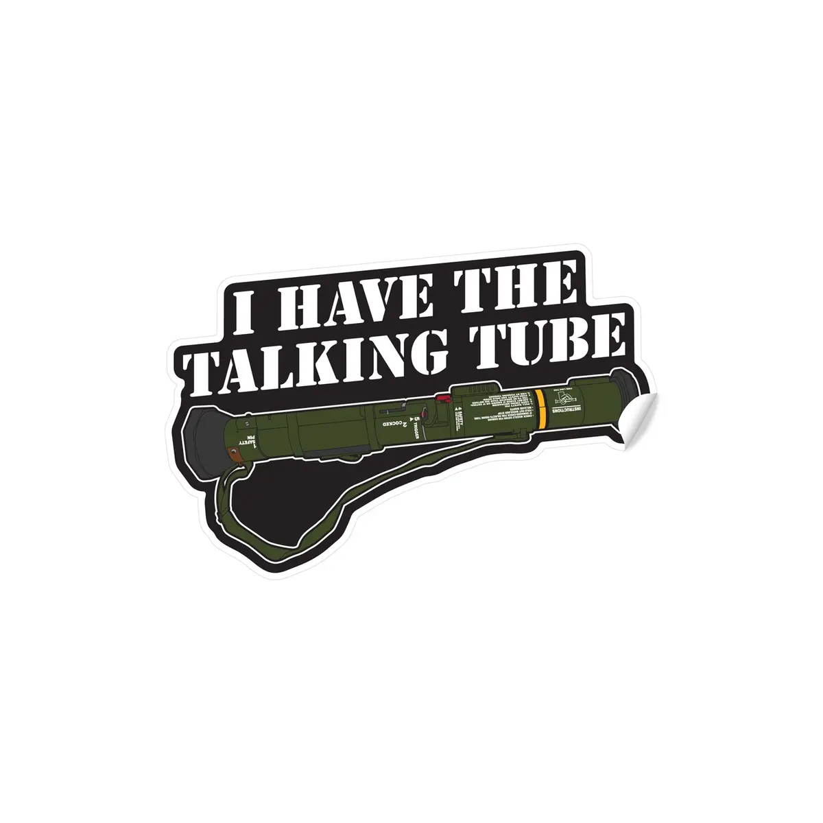 Talking Tube Sticker 1