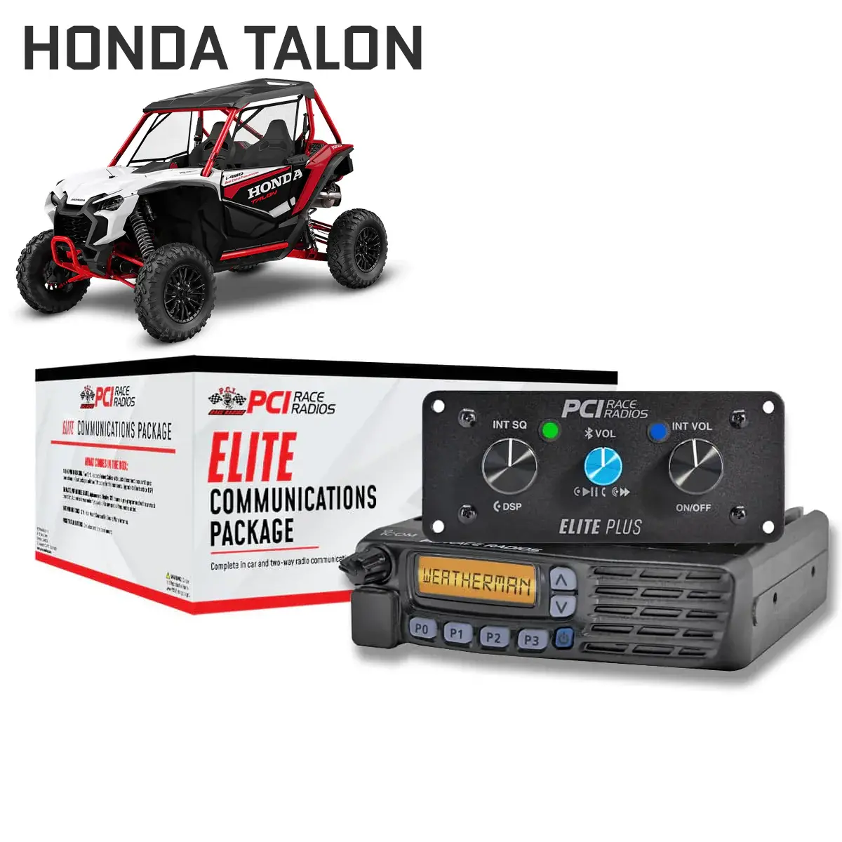 Honda Talon Elite Utv Communications Package 1