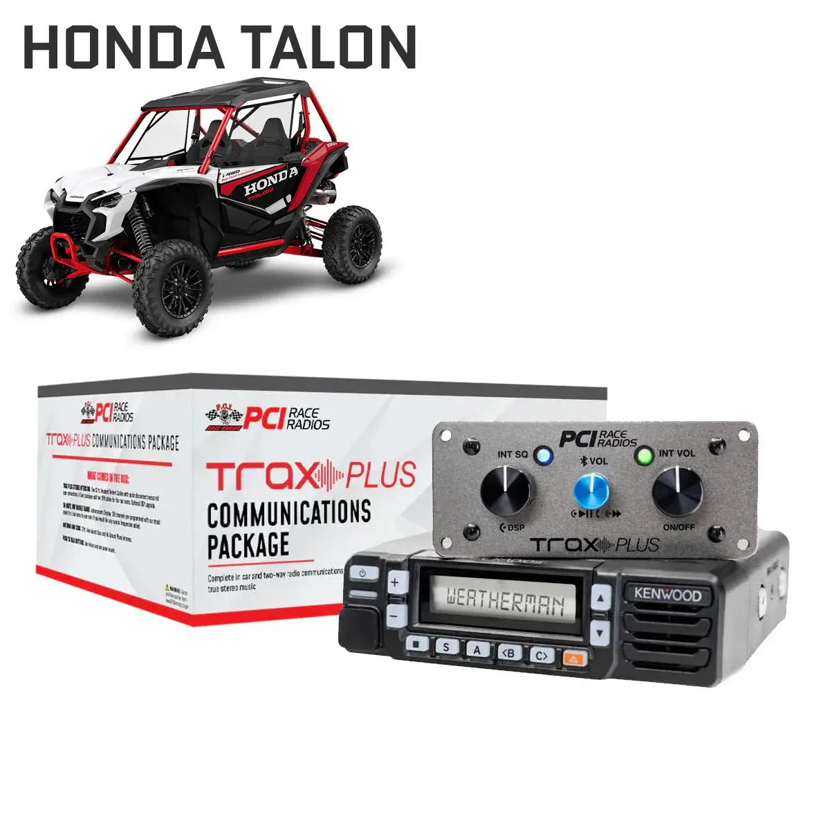 Honda Talon Trax Utv Communications Package 1