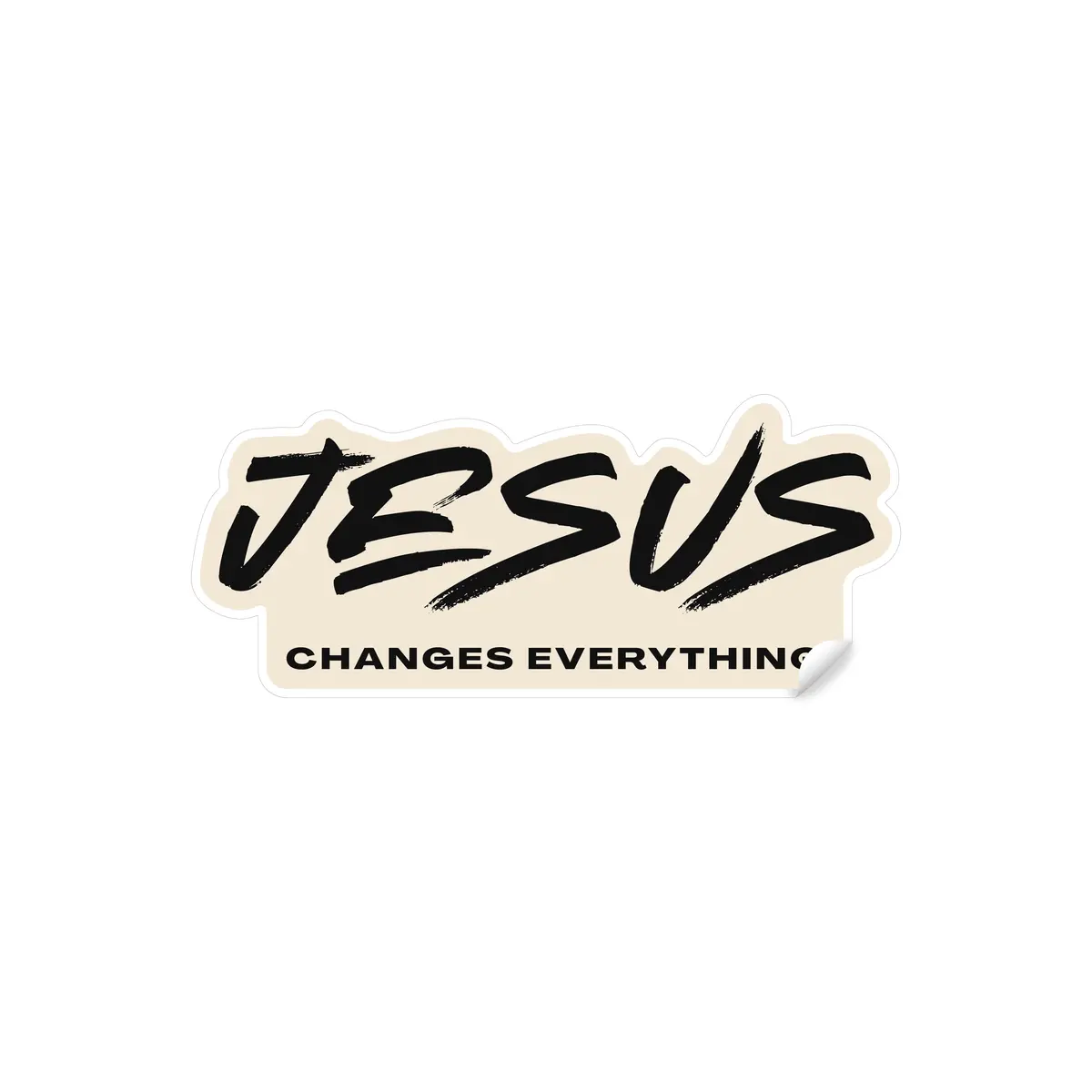 Jesus Changes Everything Sticker 1